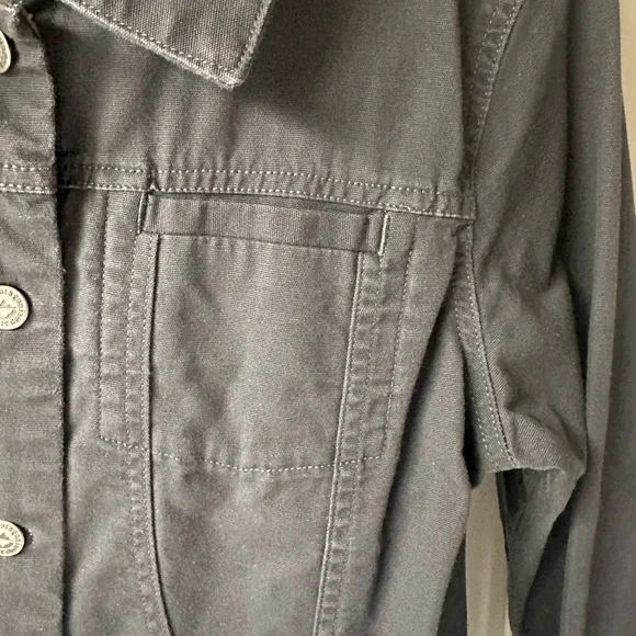 Patagonia Women's Black Jean Jacket with Button Front - Picture 6 of 9